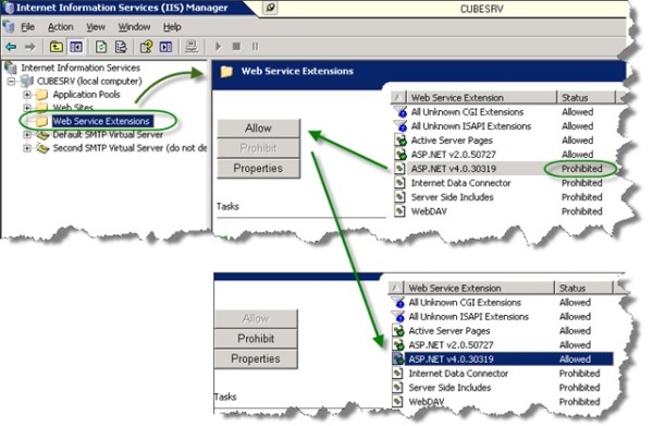 windows server 2003配置asp.net4.0网站找不到该页等问题解决方案