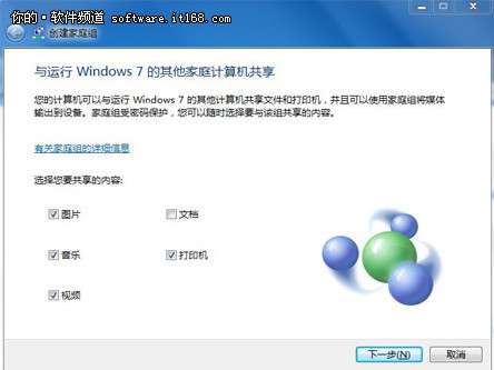 U盘容量太小怎么办？win7家庭组共享让您轻松共享电脑资源