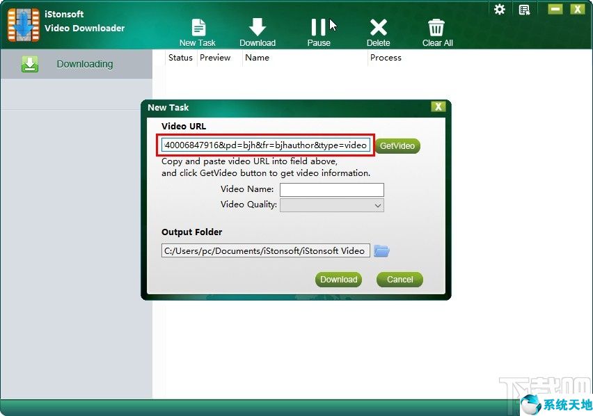 iStonsoft Video Downloader下载视频的方法