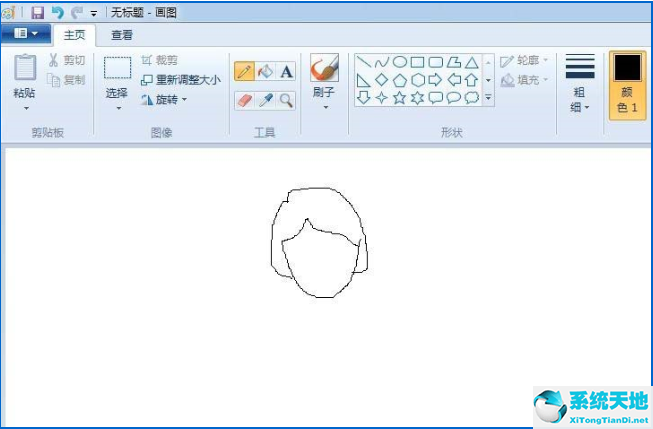 如何使用XP画图工具画简笔画人物 XP画图工具画简笔画人物的方法