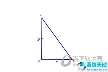 几何画板如何绘制点轨迹(直角三角形的外接圆)