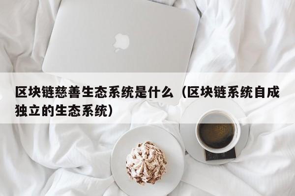 区块链慈善生态系统是什么(区块链慈善应用模式分析)