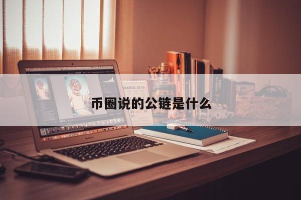 币圈说的公链是什么(币上公链有什么好处)