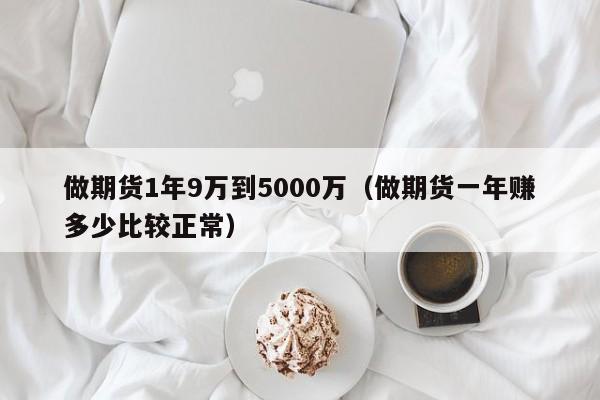 做期货1年9万到5000万(期货一年赚100倍)