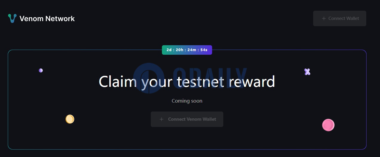 Venom测试网奖励拟于3月28日开放申领